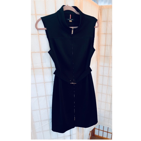 Tommy Hilfiger Sleeveless Dress Scuba in Black - Picture 1 of 3